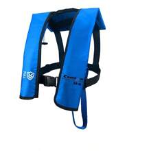 Eayson Inflatable Life Jacket Life Vest Basic Automatic/Manual (607 Blue Auto)