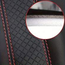 PU Leather Car Seat Belt Cover With Quilted Design, Enhance And Comfort - one-size - View 5