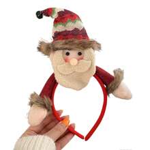 Faixas de cabelo de Natal Papai Noel Boneco de neve Faixa de cabeça Lembrancinhas de festa