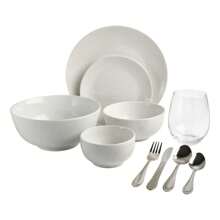 Vajilla Gibson Home All U Need De 60 Piezas Para 6 Personas - Blanco - Ver 3