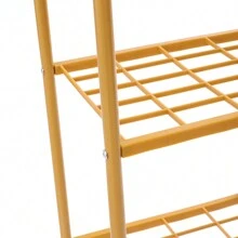 Heavy Duty Clothes Rack , Metal Garment Rack, Standing Rolling Display Rack Standing Clothes Rack For Hanging Clothes With Sturdy Wheels & Shelves, Portable Closet Wardrobe Rack,Spring,Minimalist,Summer TopsCoat Rack Back To School Travel Essentials Room Decor,Home Decor,Bedroom Decor Storage Organization And Storage Puppy Keep Dress Shorts Phone Case Bikini Summer Dresses For Women Skirt Summer Dress Dresses Nails Jeans Tops White Dress Dresses For Women - Gold - View 6