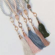 زجاجي قطعة واحدة سوار شرائط لتعليق الزخرفات الإسلامية 99 حبة مزيف الؤلؤ أفضل