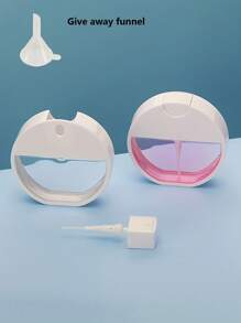 1PC 卡片喷雾瓶香水雾化器（30ml）便携式卡片超薄设计可再填充空瓶适合旅行，卡片形香水瓶，可再填充化妆爽肤水、空气清新剂、酒精、洗手液，适用于旅行、派对、生日礼物旅行必需品锻炼露营度假必需品度假配件旅行配件巡航海滩旅行瓶旅行容器旅行瓶 - 彩色 - 查看 1