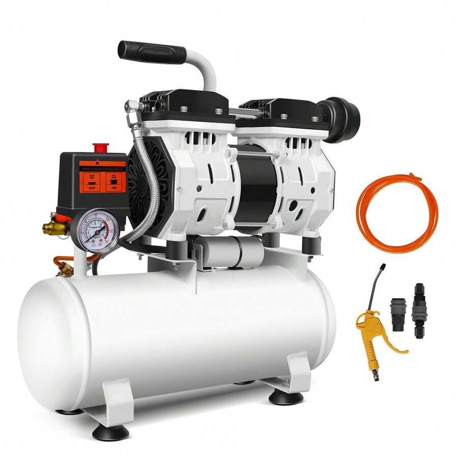 Air Compressor 2.4 Gallon, 60 DB Quiet Compressor,OilFree Small Air