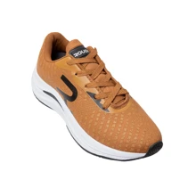 Men's Casual Sports Gym Running Leisure Sneakers - 駝色 - 查看 1