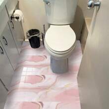 10 pièces Autocollants de sol de motif de marbre de luxe, papier peint en carrelage auto-adhésif en PVC, convient pour la cuisine, le salon, les murs de salle de bain, les sols, les bureaux, les armoires, décoration maison DIY
