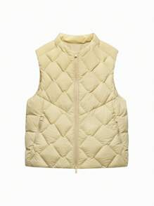 mini bala Boys' And Girls' Windproof Hooded Down Jacket Stand Collar Vest