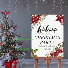 Customisable Welcome Signs, Welcome Posters, Printable Welcome Signs, Welcome Signs, Holiday Welcome Signs, Tree Party Signs Gifts Birthday Graduation - Custom Color - View 2