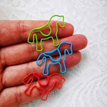 15/25pcs Metal Paper Clips,Cute Horse Shaped Paper Clips,- Colorful, And Versatile Office Supplies For Bookmarks And Gifts For Women, Men, Coworkers, And Teachers Back To School,Back To School,School Supplies