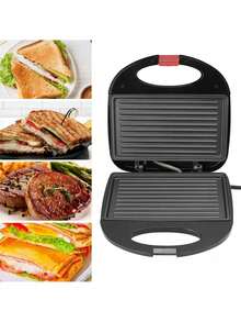 Non-Stick Double Plate Panini - Multicolor - View 3