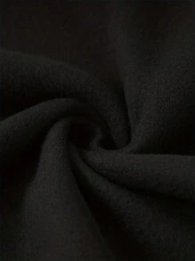 MURAMASA Hombres Sudadera con estampado de extraterrestre - Negro - Ver 8