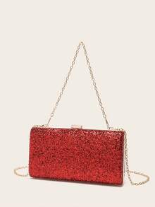 Bộ trang sức pha lê LETODE 4 món, vòng cổ, hoa tai, vòng tay, bộ vòng tay, túi xách buổi tối cho nữ, túi cầm tay, ví dự tiệc, túi đựng đồ ăn tối thời trang thanh lịch, lấp lánh sáng bóng, túi xách cầm tay cho nữ, túi đeo chéo, túi dự tiệc cưới, túi đeo chéo cho nữ và bé gái - Đỏ - Xem 7