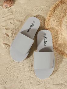 Dép đi ngoài trời mùa hè cho nam, Dép quai hậu PVC, Dép quai hậu EVA nhẹ màu xám chống trượt, Dép xỏ ngón thời trang, Giày đi biển màu đen - Xám - Xem 3