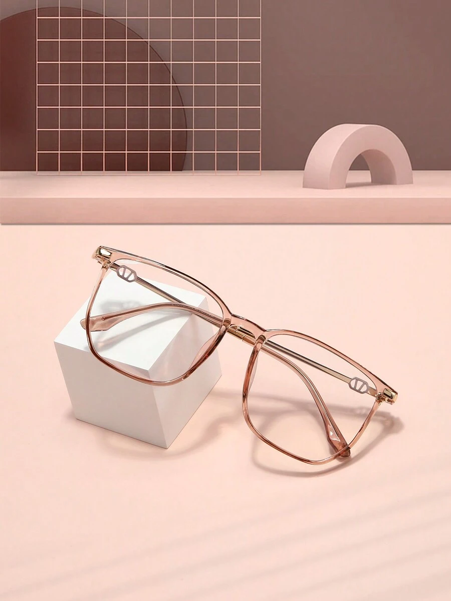 1 Cặp Kính Vuông TR, Unisex - Rượu sâm banh - Xem 1