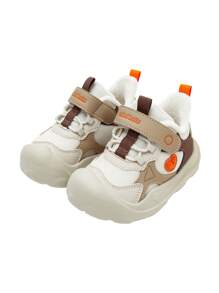 mini bala Boys' And Girls' Baby Anti-Slip Thermal Lined Warm Walking Shoes - White - View 4