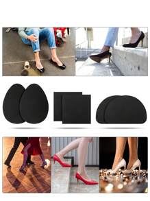 8pcs/Set Anti-Slip High Heel Pads, Self-Adhesive Rubber Insoles For 360° Anti-Slip Protection (See Image For Specific Styles)