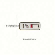 1 件珐琅泪珠胸针 1% 能量可爱卡通徽章，适用于衣服和帽子 - 多功能时尚配饰 - 彩色 - 查看 4