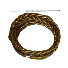 1 件装闪光果冻手镯编织硅胶手链女士时尚豹纹奶牛印花手镯手链珠宝 - 彩色 - 查看 4