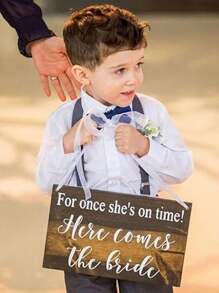 儿童吊带和领结套装，学生西装领结夹裤子吊带，婴儿和儿童可调节吊带夹，适合婚礼派对生日 - 彩色 - 查看 8