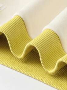 mini bala Áo nỉ co giãn lót nhiệt cho bé gái Bộ sưu tập mùa đông 2024 - trắng - Xem 8