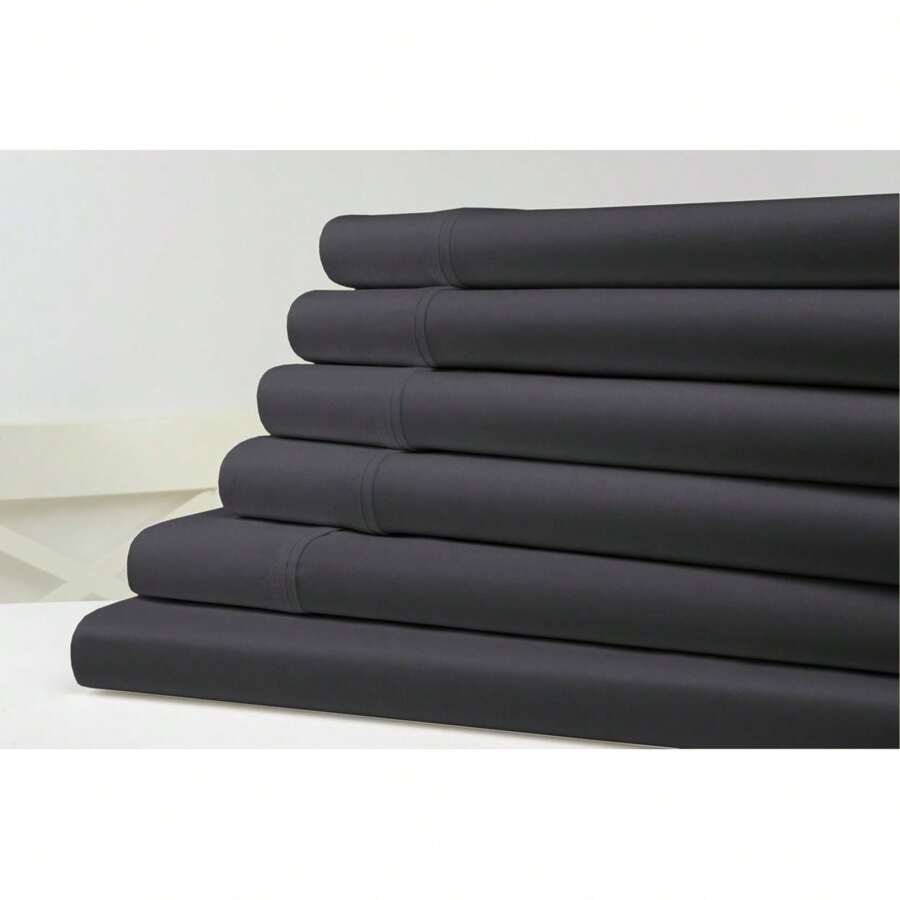Kathy Ireland Bamboo Cotton 1500 Thread Count 6 Pc Sheet Set Queen King
