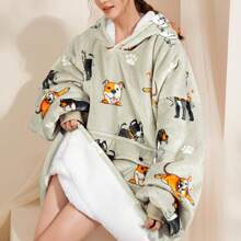 Narecte Oversized Blanket Hoodie Blanket For Women,Wearable Blanket Adult Giant Hoodie Cozy Sweatshirt Kawaii Stuff,Birthday Gifts For Women, For Sister,Teen Girl Gifts - Staffordshire - View 6