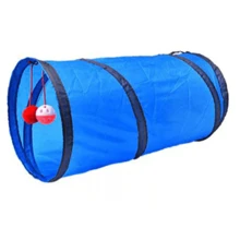 INTERACTIVE TUNNEL TOY WITH RATTLE FOR CAT - 藍色 - 查看 5