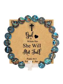 1PC Christmas Gifts For Women Daughter Mom Niece Aunt Girlfriend Friends, Cross Bracelets For Her, Valentine's Day, Easter, Mother's Day Gifts, Christmas Stocking Stuffer For Her,Mom,Mother,Mother's Day,Gift - Colorful - View 14