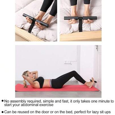 جهاز مساعد على الجلوس والوقوف المحمول، ملحق إطالة الجسم، معدات بطنية صحية، مناسب للرجال والنساء، للاستخدام المنزلي أو المكتبي أو أثناء السفر