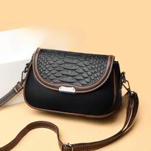 优雅女士鳄鱼纹斜挎包 - 斜挎包和肩带包