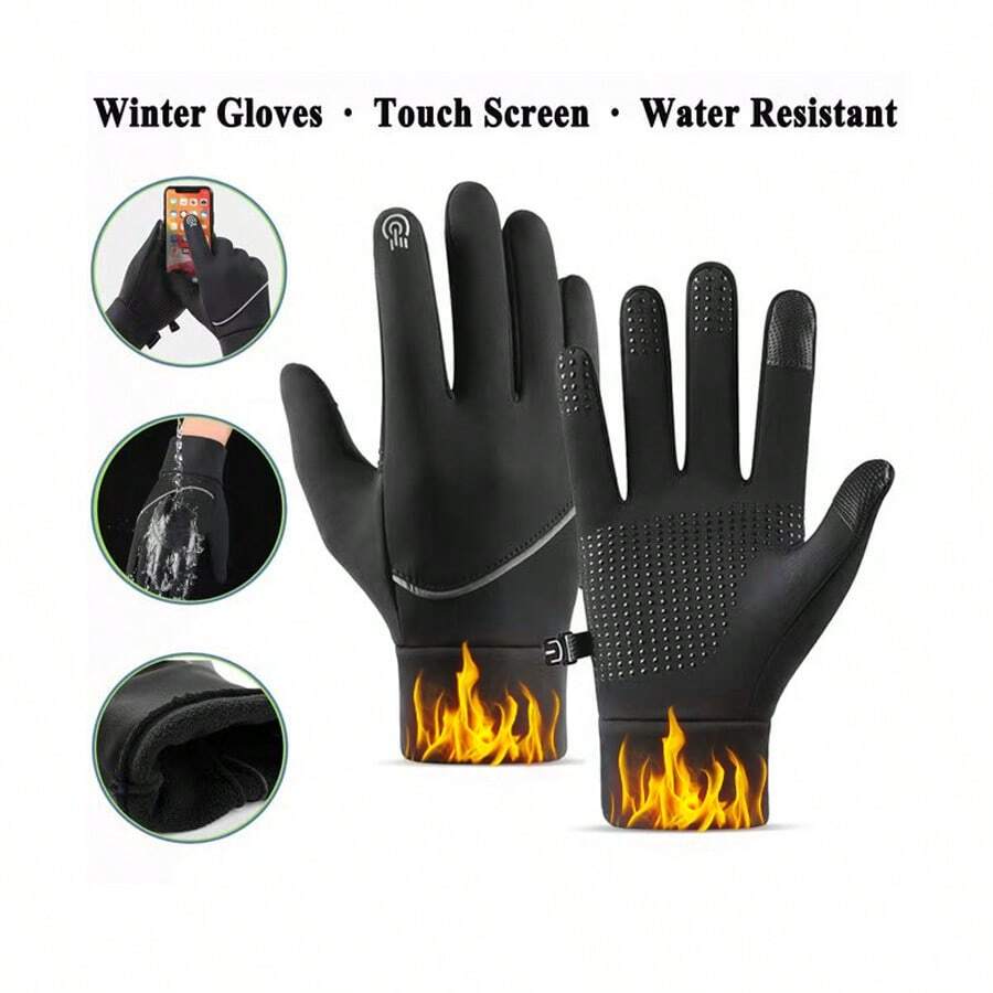 Guantes ligeros para correr, forros de guantes antideslizantes y a prueba de viento para ciclismo, ciclismo, deportes y conducción para hombres y mujeres