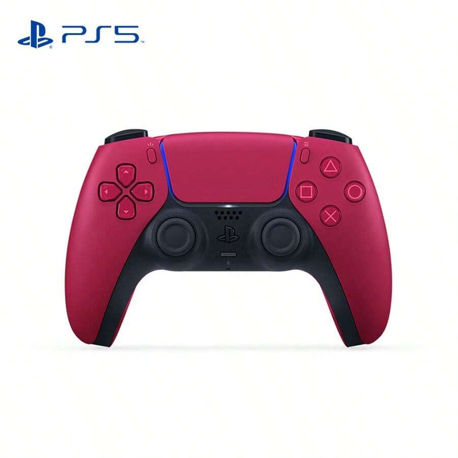 PlayStation Bộ điều khiển không dây PS5 DualSense, Kích hoạt thích ứng, Phản hồi xúc giác, Kết nối nhiều thiết bị, Phiên bản chính thức, Starlight Red - Sao đỏ - Xem 1