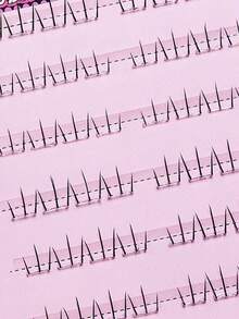 36/48 chiếc mỗi cụm mi cong hình chữ C, tự dính và không cần keo, mi dưới hình móng vuốt mèo nhỏ, phong cách hoạt hình, vẻ ngoài tự nhiên và xoăn, cảm giác mềm mại, bộ 3 sợi, thân siêu mịn và trong suốt, có thể tái sử dụng, chi tiết, hiệu ứng làm dài và to mắt, dùng cho trang điểm hàng ngày và khi đi làm - C - Xem 4