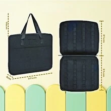1 个 1:64 比例压铸汽车模型玩具收纳袋/盒，大容量可容纳 56 件，可壁挂式展示架，毛毡材质，多色可选，耐用不变形，尺寸：24.4 英寸 * 14.5 英寸 - 汽車玩具收納包 - 查看 4