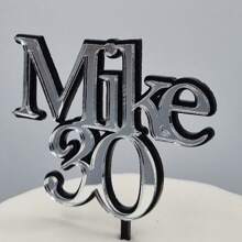 Customized Birthday Cake Decoration Hangings, Personalized Decor, Cake Decoration, Acrylic Custom Made, Suitable For Any Occasions, Birthday Celebration, Family & Friends Gathering, Personalized Design