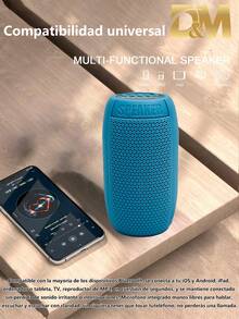 Bocinas Bluetooth Inalámbrica con iluminación LED - Negro - Ver 2