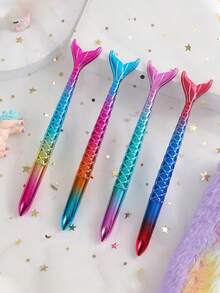Cartoon High-Quality Mermaid Tail Shaped Ballpoint Pen