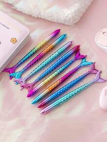 Cartoon High-Quality Mermaid Tail Shaped Ballpoint Pen