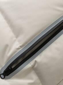 mini bala Heat-Retaining Protective Down Jacket For Boys, Girls, And Families Thick Winter Collection - White - View 8