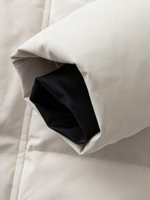 mini bala Heat-Retaining Protective Down Jacket For Boys, Girls, And Families Thick Winter Collection - White - View 7