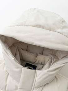 mini bala Heat-Retaining Protective Down Jacket For Boys, Girls, And Families Thick Winter Collection - White - View 6