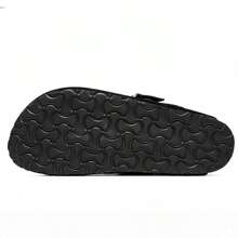 Skechers Sandalias de casa de mujer de la Serie WINTER de MODERN COMFORT, de moda casual, de unicolor, suaves y cómodas - Negro - Ver 7
