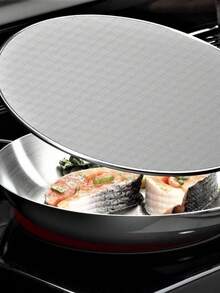Protective Metal Screen Lid For Frying Anti-Splash Stainless Steel Frying Pan - 33 - Xem 11