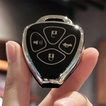 Key Fob Cover With Keychain Lanyard For Toyota For Scion For Camry For Rav4 For Corolla For 4Runner For Yaris For Matrix For Venza For Avalon - Multicolor - View 7