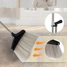 Broom Set Combined Dustpan Household Plastic Dustpan Broom Two-Piece Set Garbage Shovel Broom Cleaning Mop - Black - View 4