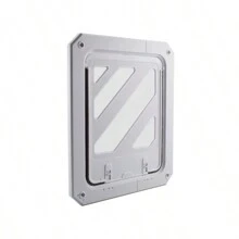 New Upgraded Magnetic Closing Pet Screen Door, Easy Installation Dual Magnet Controlled Entrance & Exit Direction For Cats & Dogs, Pet Mesh Door - Multicolor - View 12