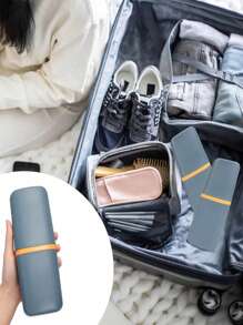 Hộp đựng bàn chải đánh răng du lịch di động unisex, hộp đựng kem đánh răng, hộp đựng bàn chải đánh răng đa năng dùng khi đi cắm trại, đi học, công tác, đồ dùng cần thiết trong phòng tắm. - Nhiều màu - Xem 10