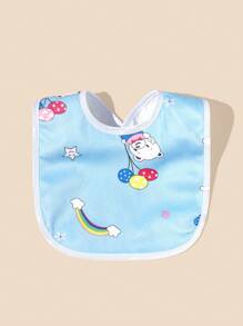 6pcs Printed Baby Bibs, Four Seasons - Multicolor - View 6