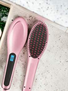 Electric Paddle Brush For Hair Straightening - 彩色 - 查看 1