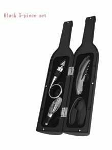 Set regalo da 5/3 pezzi di apribottiglie in acciaio inossidabile, adatto per bar, ristoranti, amanti del vino, feste di vacanza, per uso all'aperto, campeggio, regalo per il padre